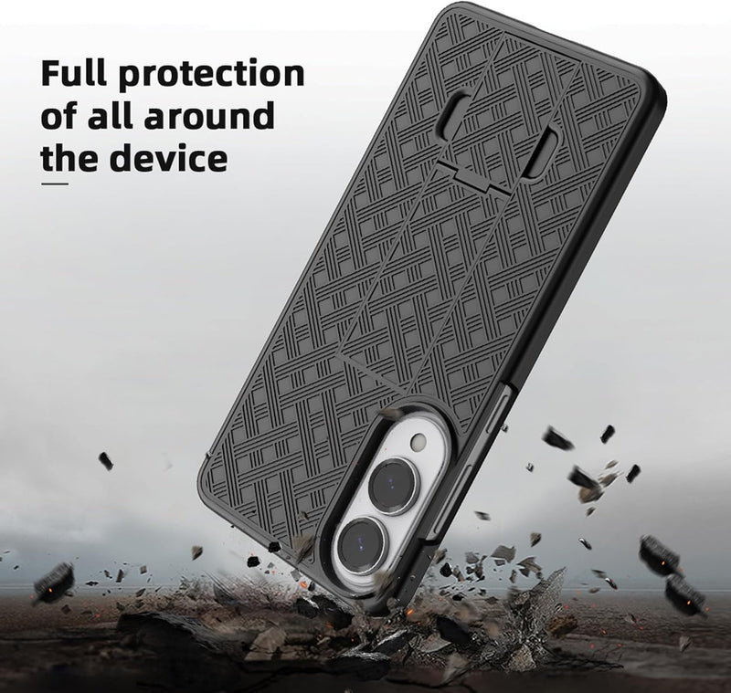 Case with Belt Clip,  w Kickstand Cover Swivel Holster Combo  - ACV98 2239-6