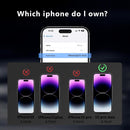 2 Pack Privacy Screen Protector,  Anti-Spy Curved Tempered Glass  - AC2V41 2063-8