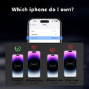 2 Pack Privacy Screen Protector ,   Anti-Spy  Curved  Tempered Glass   - AC2V38 2060-7