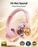 Pink Wireless Headphones,  w Mic Headset Foldable  - ACXW269 2630-3