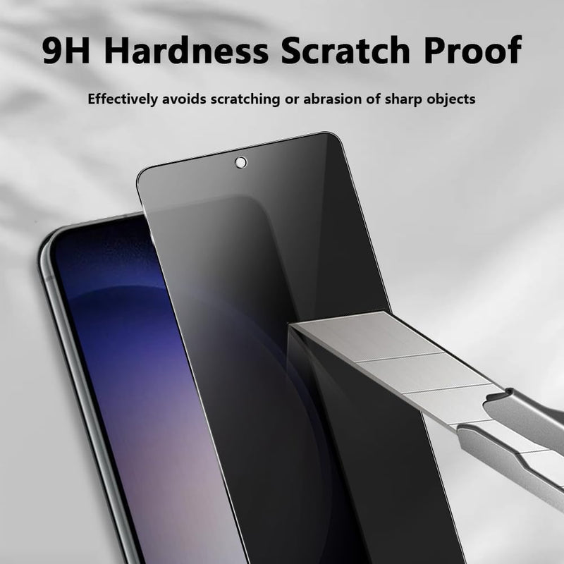  2 Pack Privacy Screen Protector ,  9H Hardness Anti-Spy Tempered Glass  - AC2V77 2116-4