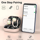 Pink Wireless Ear-hook Earphones,  True Stereo Over the Ear Headphones Bluetooth Earbuds  - ACXW267 2628-5