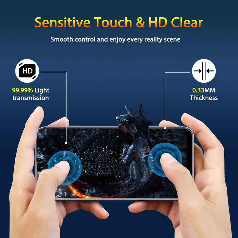2 Pack Screen Protector,  Full Cover HD Clear Tempered Glass  - AC2SP21 2170-4