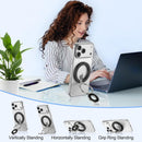 Metal Magnetic Ring Phone Holder ,  Desk Stand Folding  Kickstand  - ACXW215 2565-7