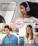 Wireless Headphones,  w Mic Headset Foldable  - ACXW134 2483-7