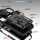 Hybrid Case Cover,  Kickstand Lens Protects Metal Ring  - ACXW104 2446-7