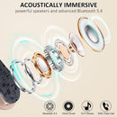 Pink Wireless Ear-hook Earphones,  True Stereo Over the Ear Headphones Bluetooth Earbuds  - ACXW267 2628-2