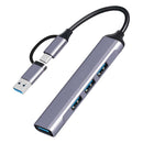 USB-C Adapter,  USB Splitter USB-C to USB-A Converter 4-in-1 Hub USB-A  - ACZ93 2199-1