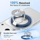 Metal Magnetic Ring Phone Holder ,  Folding Kickstand Blue  - ACXW218 2568-4