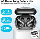 Wireless Ear-hook Earphones ,  True Stereo Over the Ear Headphones Bluetooth Earbuds  - ACXW142 2491-8