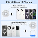 Metal Magnetic Ring Phone Holder,  Desk Stand Folding Kickstand  - ACXW220 2570-6