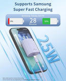 2 Pack 25W Fast Home Charger,  Quick 2 Pack 6ft USB-C Cable PD Type-C  - ACXW189 2538-2