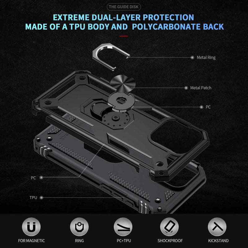 Case Belt Clip,  Cover Swivel Metal Ring Holster  - ACC09 2204-5
