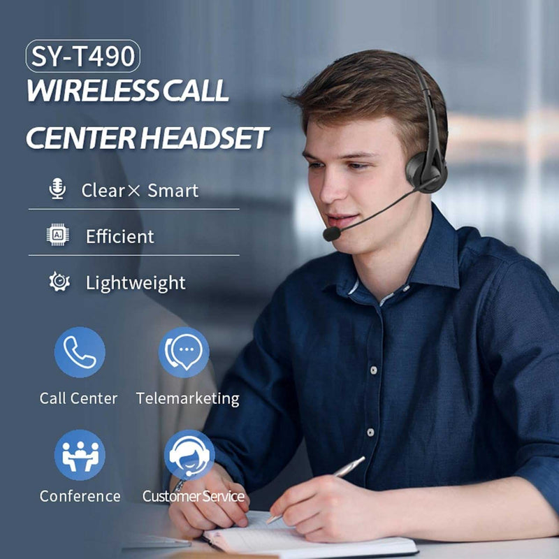 Wireless Headset,  Bluetooth Headphone Mic  - ACY01 2252-2