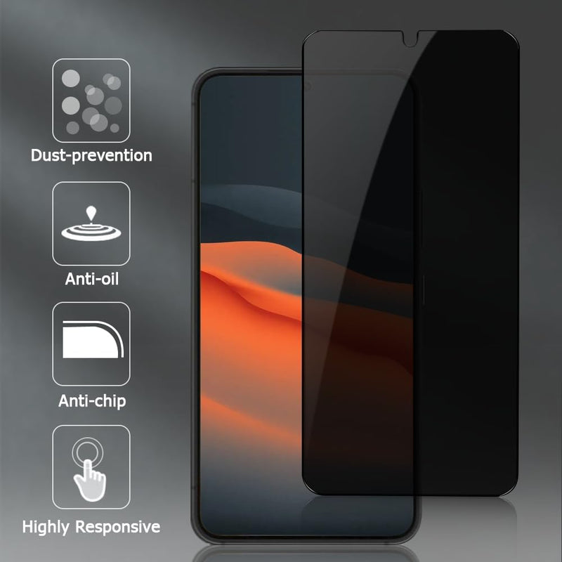2 Pack Privacy Screen Protector,  9H Hardness Anti-Spy Tempered Glass  - AC2SP17 2166-5