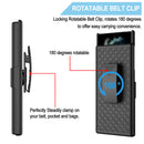 Belt Clip Case and 3 Pack Privacy Screen Protector, Kickstand Cover TPU Film Swivel Holster - ACZ53+3Z23