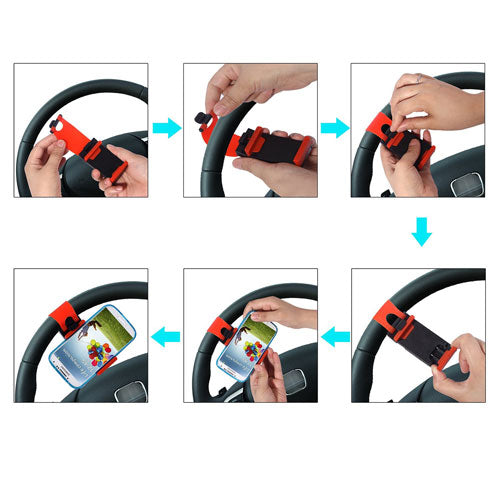 Car Mount, Holder Steering Wheel - ACUM0