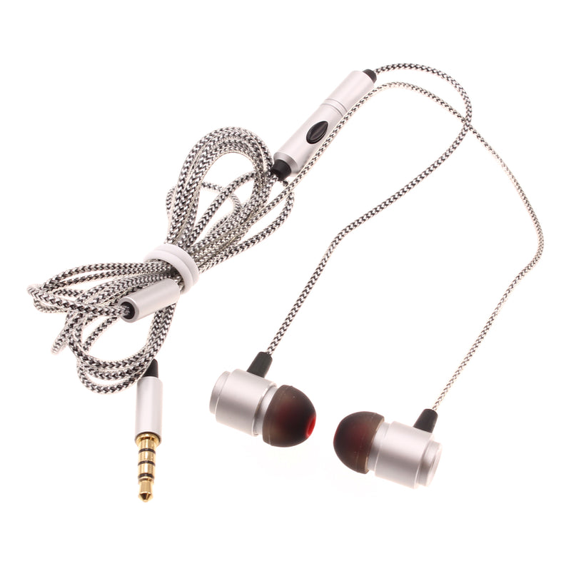 Wired Earphones, Handsfree Mic Headphones Hi-Fi Sound - ACG94