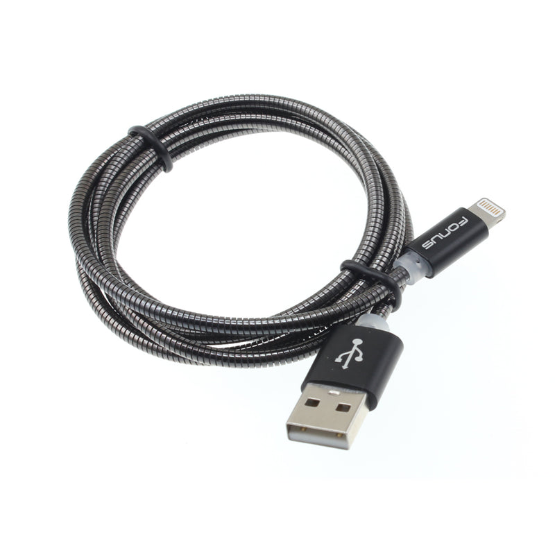 Metal USB Cable, Power Charger Cord 3ft - ACE85