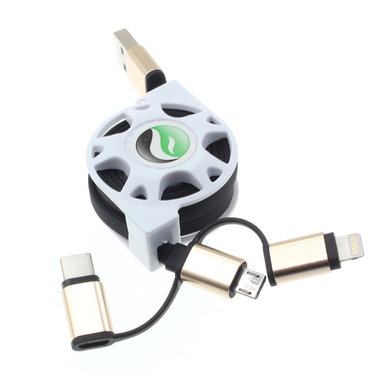 USB Cable, Power Charger Retractable - ACE62