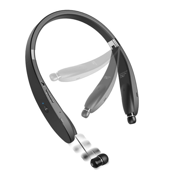 Wireless Headphones, Folding Retractable Hands-free Microphone Sports Earphones - ACM51