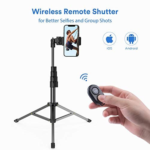 Tripod Selfie Stick, Remote Wireless Shutter Monopod 67" extendable - ACRS1