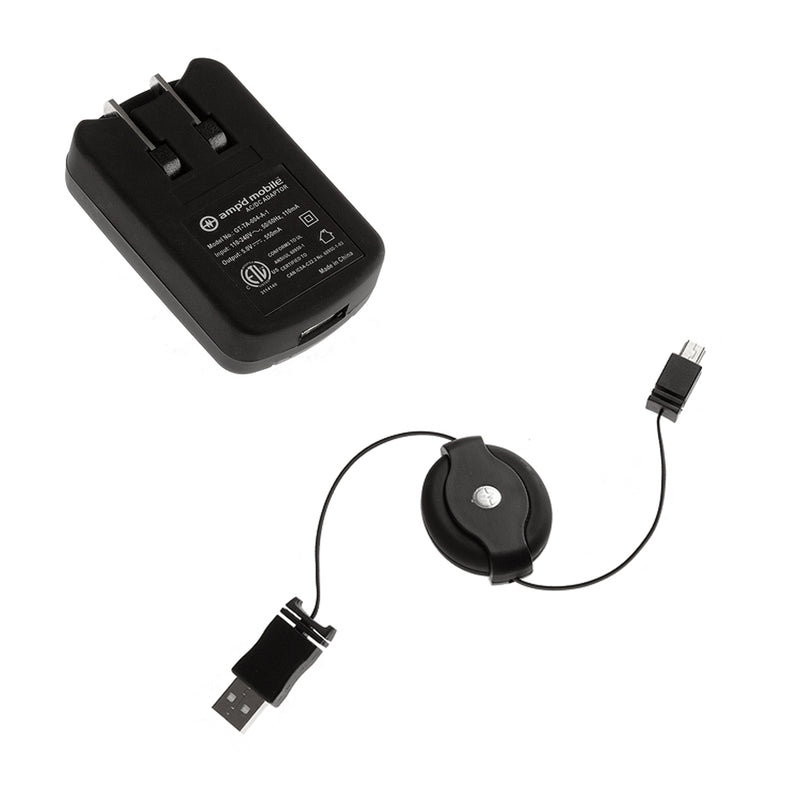 Home Charger, Cable USB Retractable - ACA50