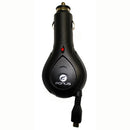 Car Charger, DC Socket MicroUSB Retractable - ACC18