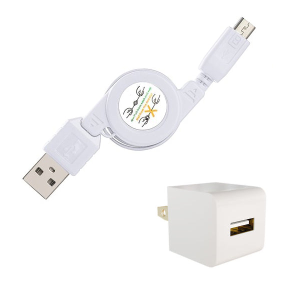 Home Charger, Cable Micro USB Retractable - ACC75