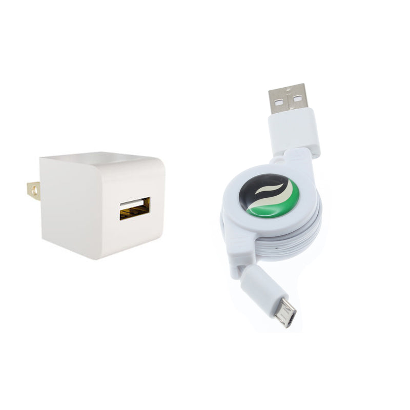 Home Charger, Cable Micro USB Retractable - ACC75