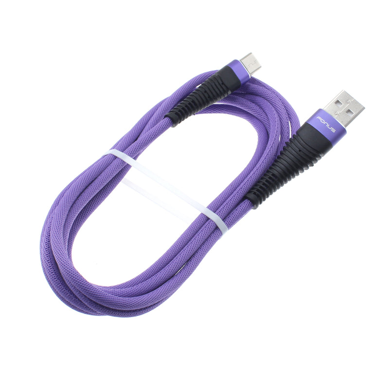10ft USB Cable, Charger Cord Type-C Purple - ACR92