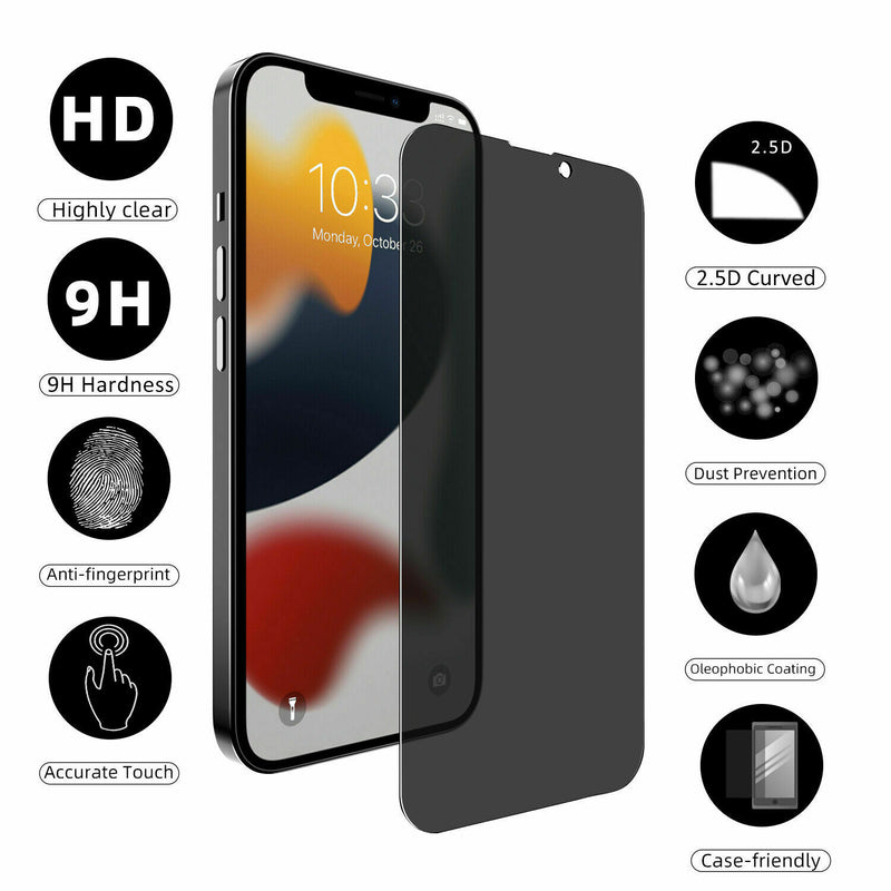 Privacy Screen Protector, Anti-Spy Curved Tempered Glass - ACZ27