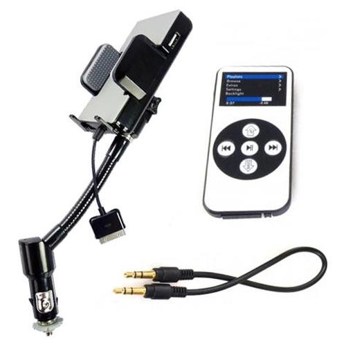 Car Mount, USB Port Charger Holder FM Transmitter - ACUK3