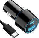 Quick Car Charger, Type-C PD 2-Port USB Cable 36W - ACL91