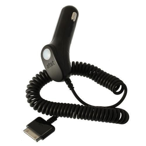 Car Charger, Cable Coiled USB Port - ACJ20