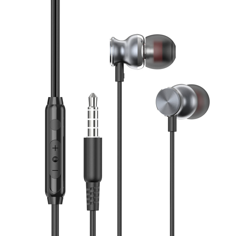 Wired Earphones, Handsfree Mic Headphones Hi-Fi Sound - ACD99