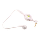 Retractable Mono Earphone, Headset 3.5mm w Mic Headphone - ACJ79