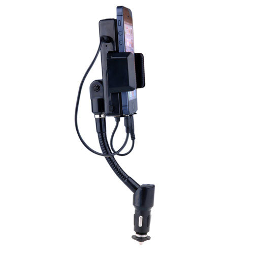 Car Mount, USB Port Charger Holder FM Transmitter - ACJ45