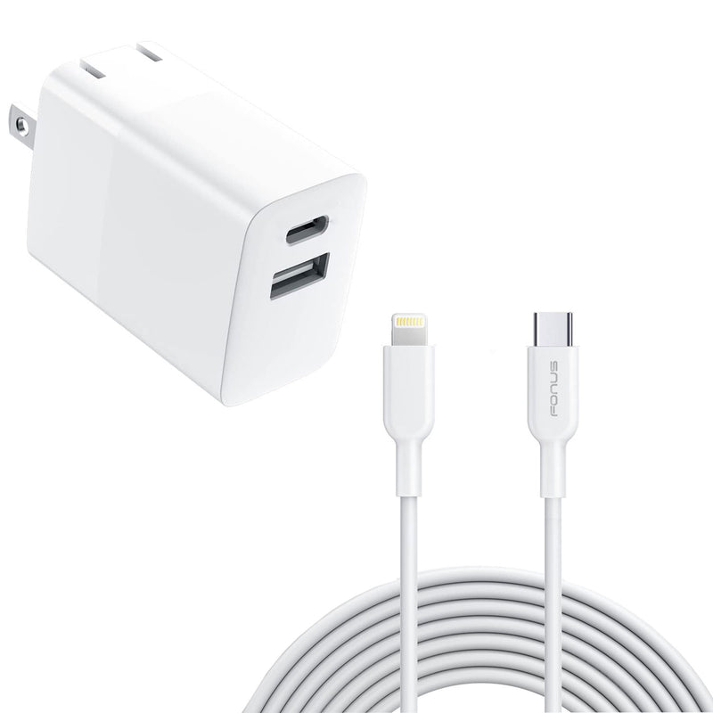 38W PD Home Charger, USB-C 6ft Long Cable Fast Type-C - ACG95