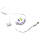 Retractable Mono Earphone, Headset 3.5mm w Mic Headphone - ACS09