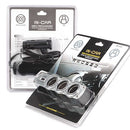 Car Charger, DC Socket 3-Port Splitter - ACM60