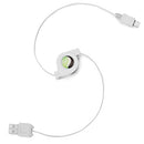 Car Home Charger, MicroUSB Retractable USB Cable - ACB32