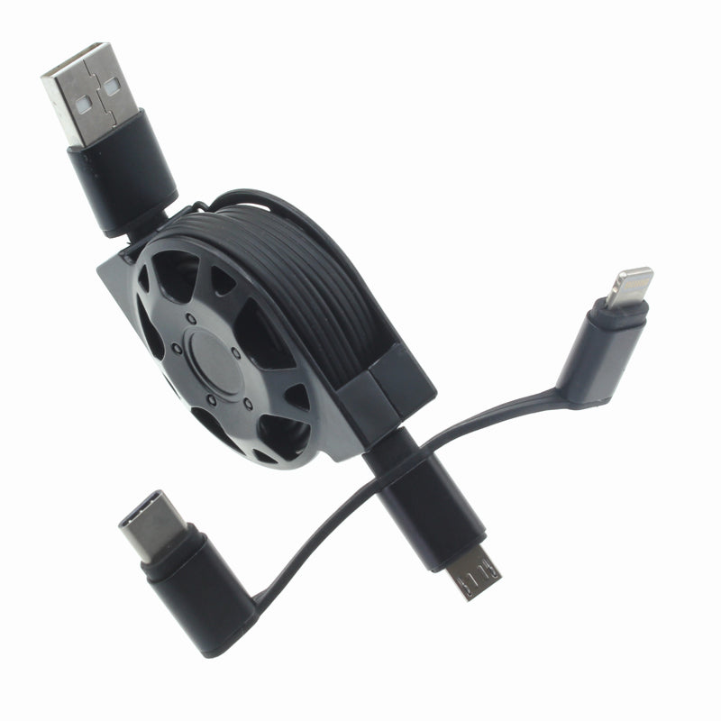 USB Cable, Power Charger Retractable - ACR30