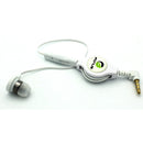 Retractable Mono Earphone, Headset 3.5mm w Mic Headphone - ACM83