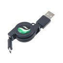 USB Cable,  Charger MicroUSB Retractable  - ACC92 196-1