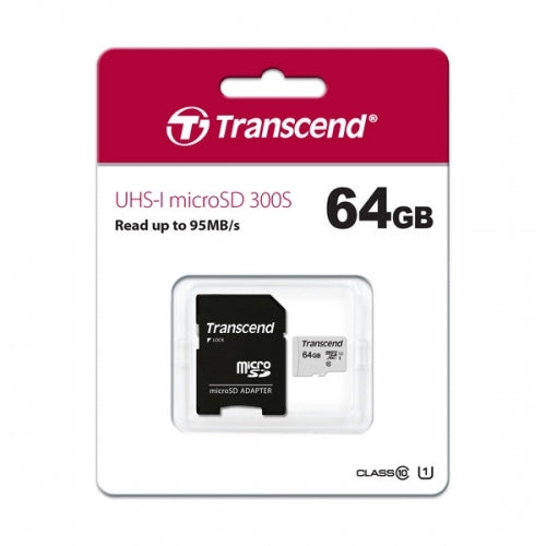 64GB Memory Card, MicroSD High Speed Transcend - ACV24