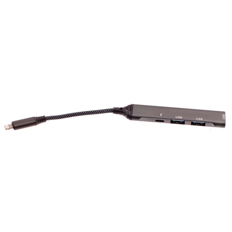 4-in-1 Adapter USB Hub , USB Drive USB Splitter Lightning Charger port - ACY51
