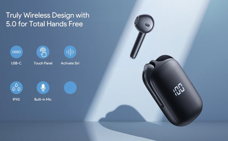 TWS Earphones, Headphones Earbuds Wireless - ACZ77