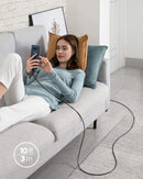 PD Type-C Cable, Fast Charger Cord 10ft Extra Long USB-C - ACK53