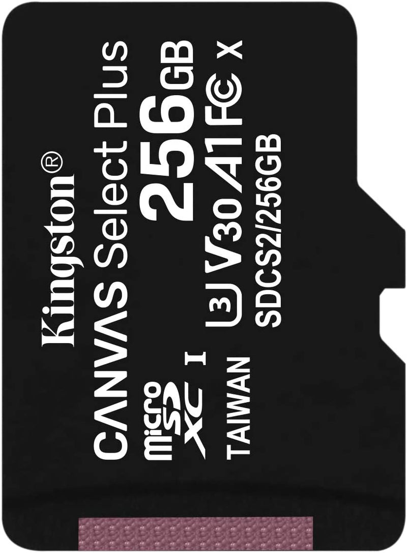 256GB Memory Card, MicroSD High Speed Kingston - ACV36